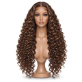Front view of Amapiano Curl 24 inch Amapiano colourway — confirm exact tone Curly wig